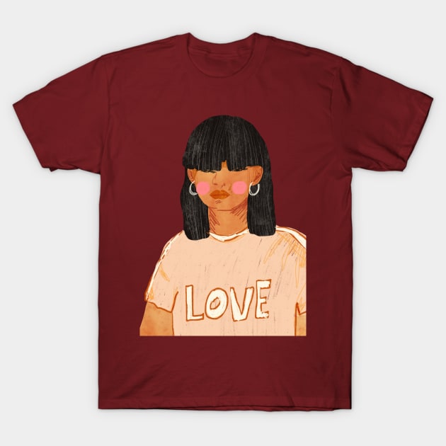 Love T-Shirt by Gigi Rosado